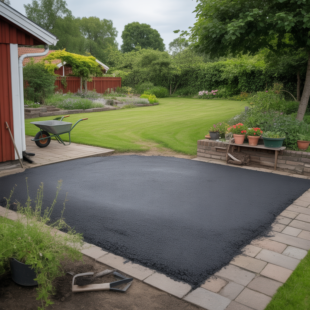 4.For och nackdelar med att asfaltera inneplatser i tradgarden